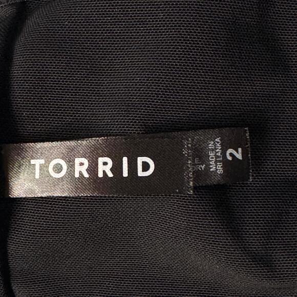 Torrid SZ 2 (2X-Large) Bralette Bralite Bra Lace Stretch Adjustable Convertible - Picture 12 of 14